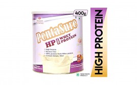 PentaSure HP 100% Whey Protein Banana Vanilla Flavour  Container  400 grams
